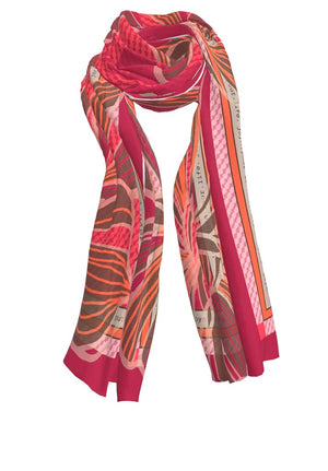 Sjaal Rood/multi