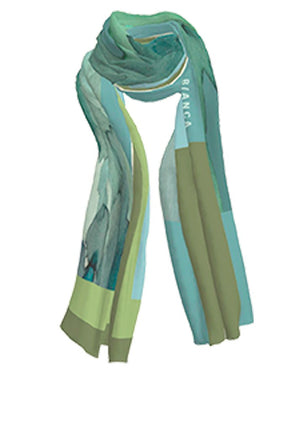 Sjaal Blauw/multi