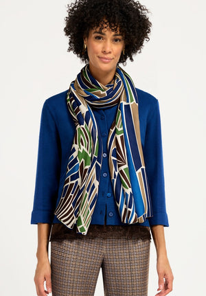 Sjaal Blauw/multi