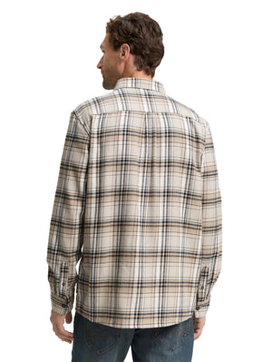 Hemd LM L. Beige/multi