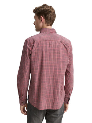 Hemd LM Rood/multi