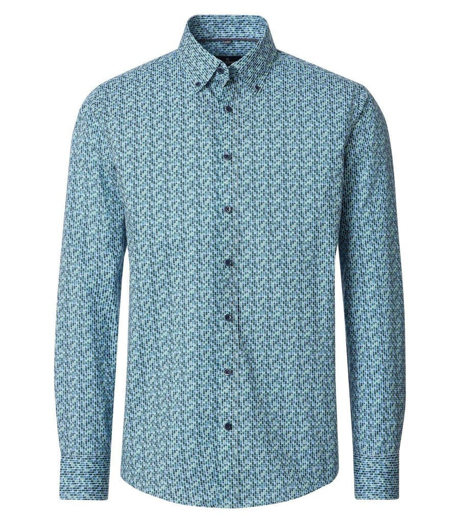 Hemd LM Blauw