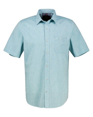 Hemd KM Turquoise
