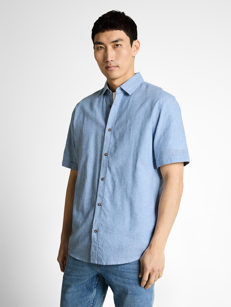 Hemd KM L. Blauw