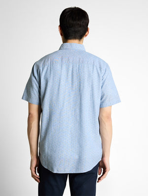 Hemd KM L. Jeans/color