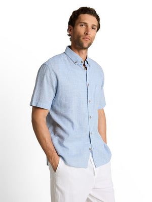 Hemd KM L. Jeans/color