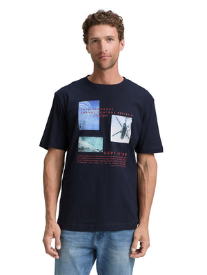 T Shirt KM D. Blauw