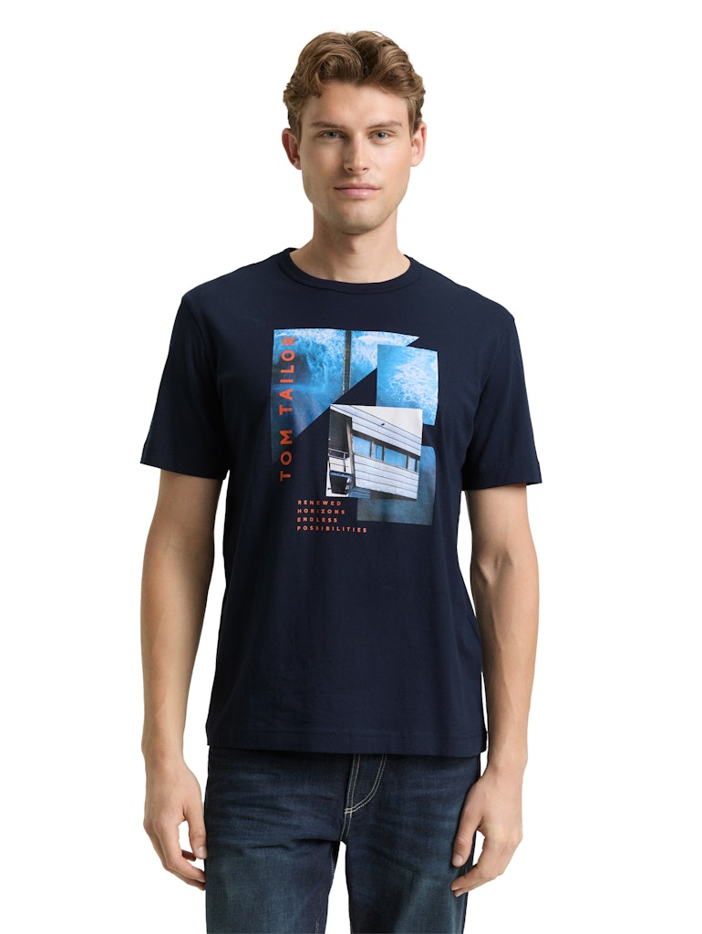 T Shirt KM D. Blauw