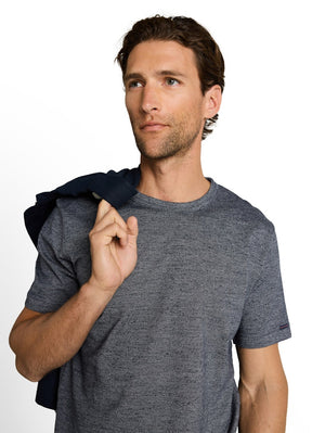 T Shirt KM D. Blauw/color