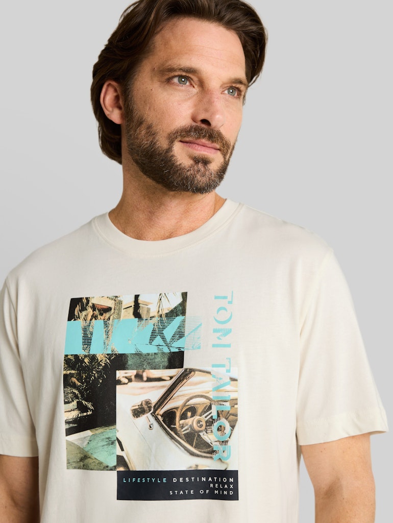 T Shirt KM Ecru