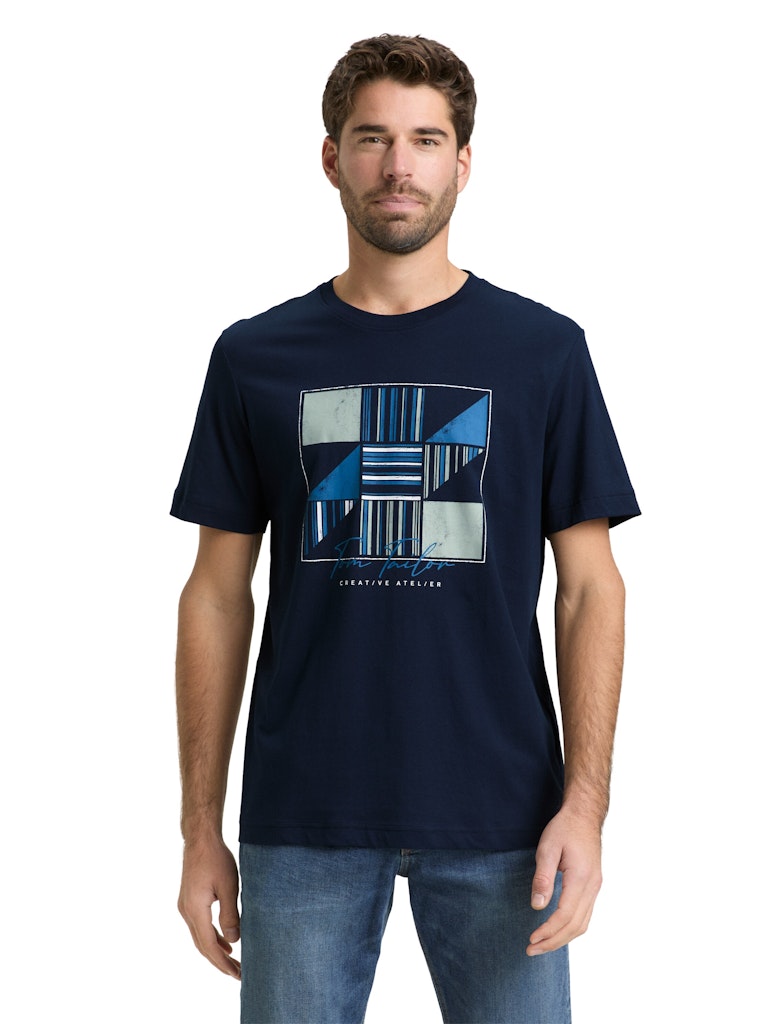 T Shirt KM D. Blauw