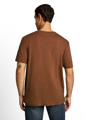 T Shirt KM Camel/multi