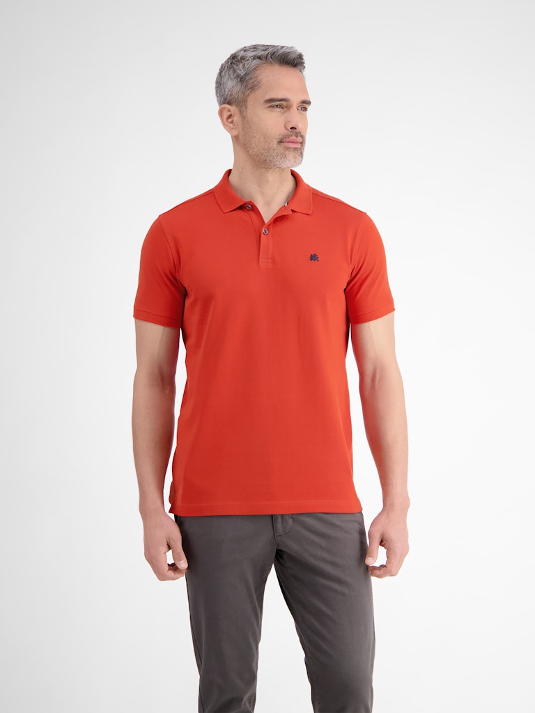 T Shirt Polo KM Steenrood