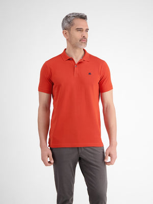 T Shirt Polo KM Steenrood