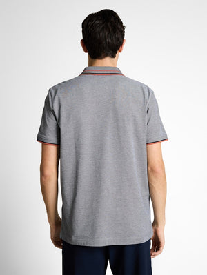 T Shirt Polo KM D. Blauw/color