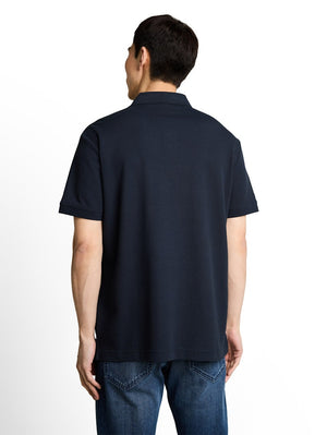 T Shirt Polo KM D. Blauw