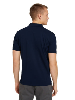 T Shirt Polo KM D. Blauw