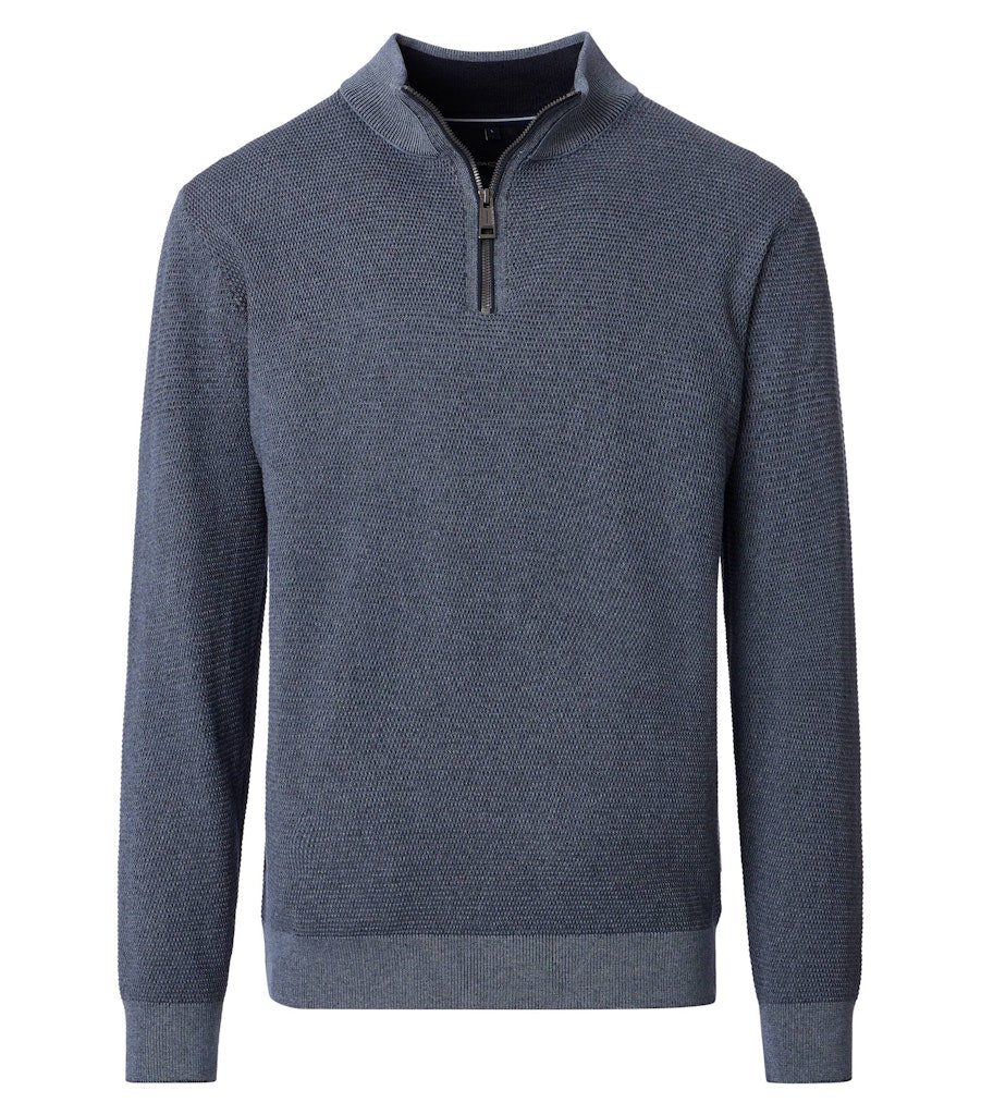 Tricot Pull Grijsblauw