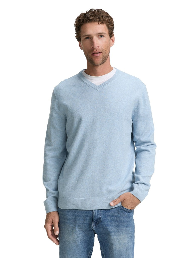 Tricot Pull L. Blauw/color