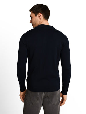 Tricot Cardigan D. Blauw