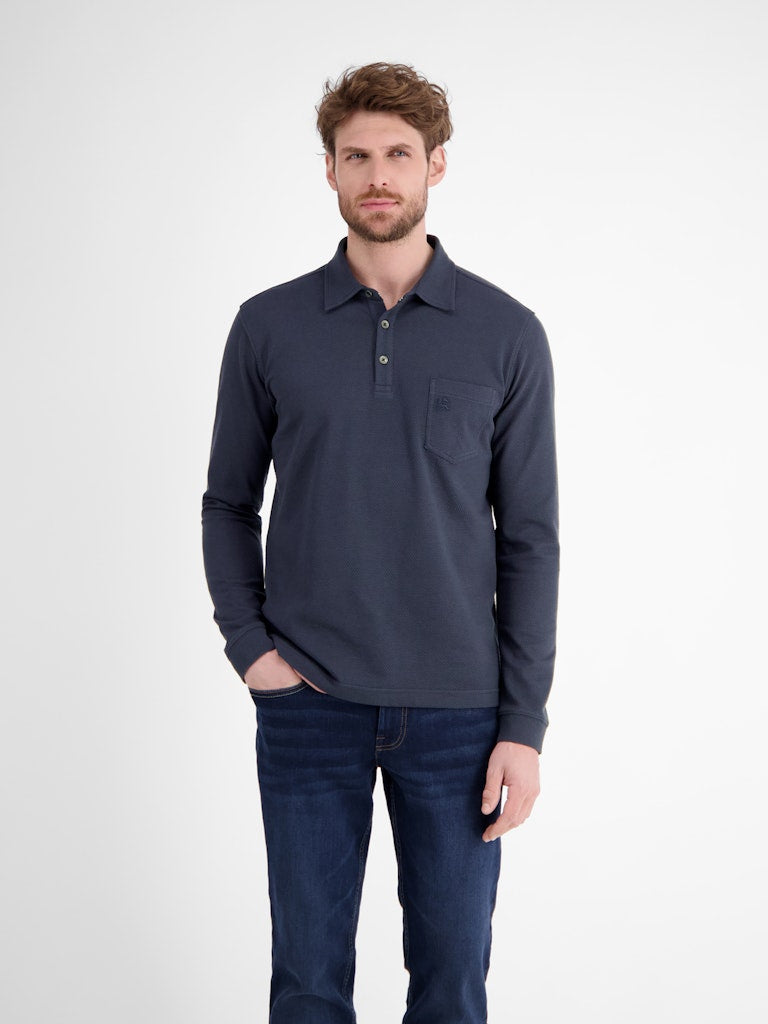 T Shirt Polo LM D. Blauw