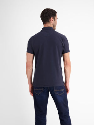 T Shirt Polo KM D. Blauw