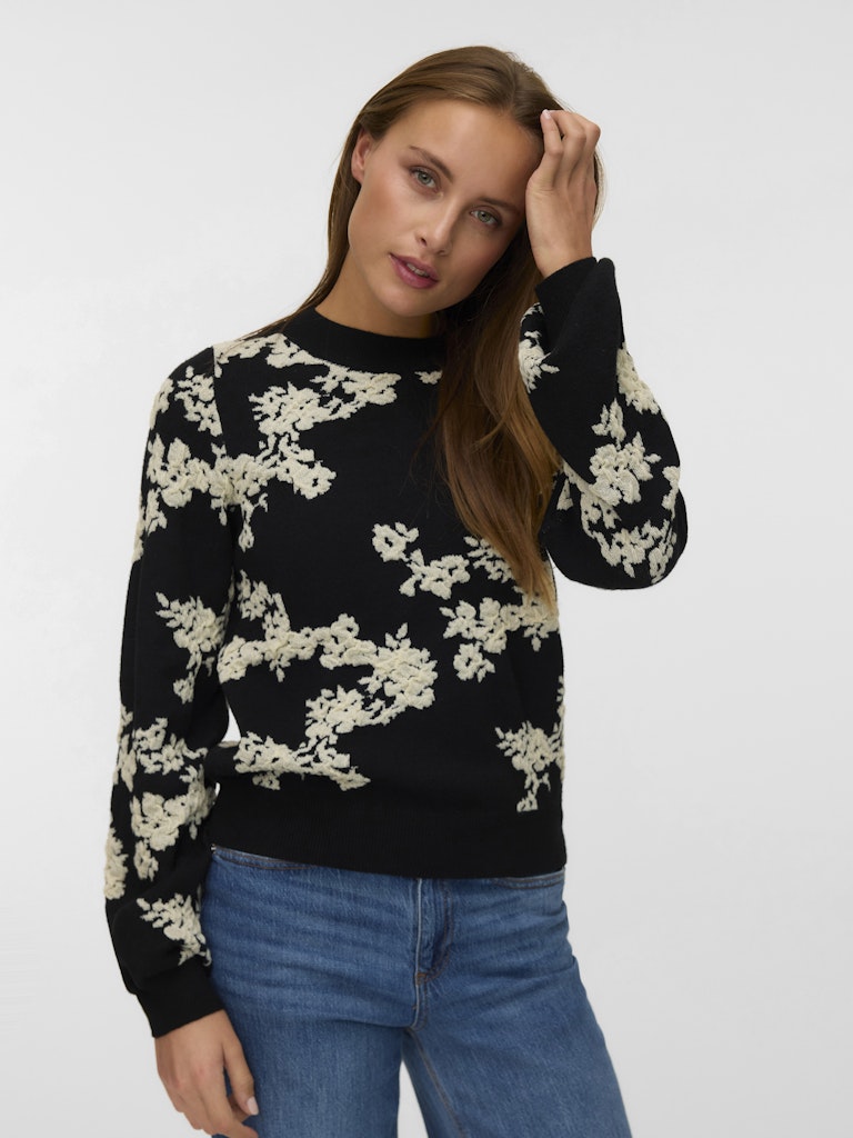 Tricot Pull Zwart/color