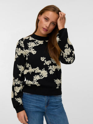 Tricot Pull Zwart/color