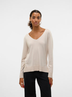 Tricot Pull Ecru