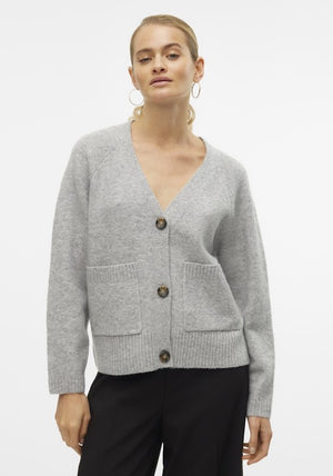 Tricot Cardigan L. Grijs/color
