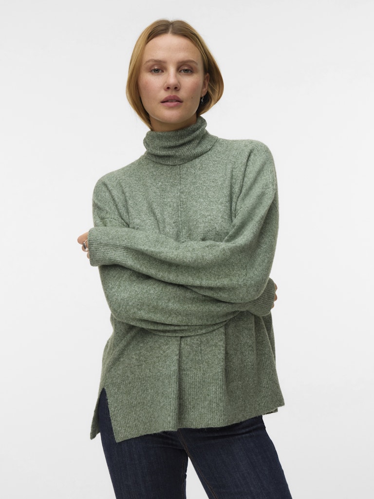 Tricot Pull Kaki/color