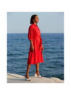 ATMOS  kleedjes/jurken rood -  model 9466/honora - Dameskleding kleedjes/jurken rood