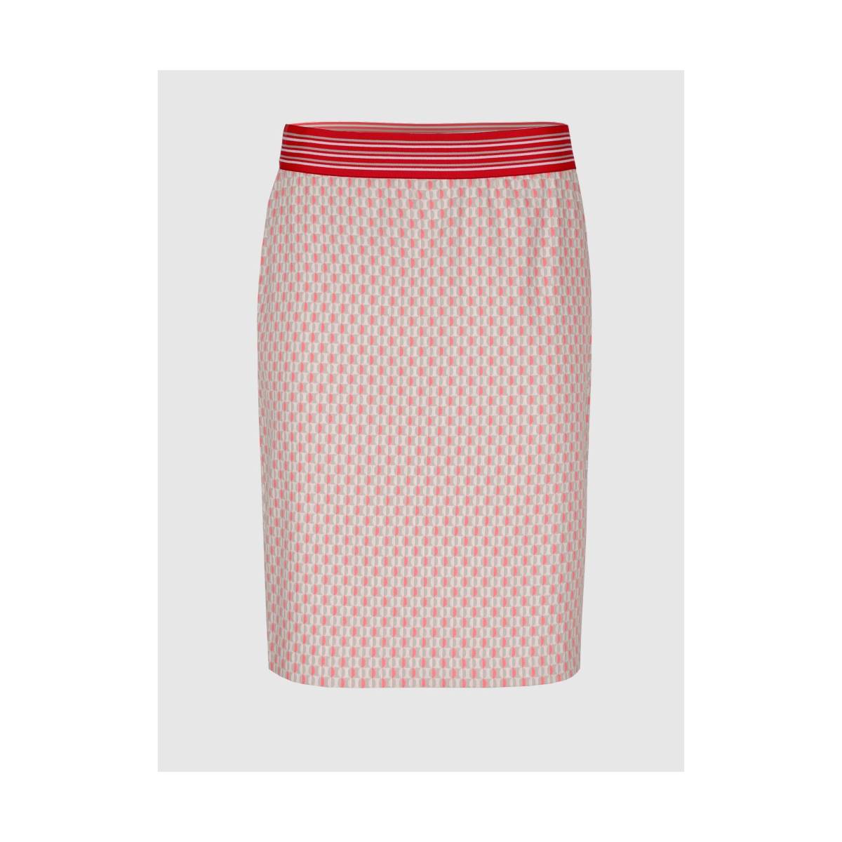 BIANCA  rok rood/multi -  model 31012 - Dameskleding rok rood