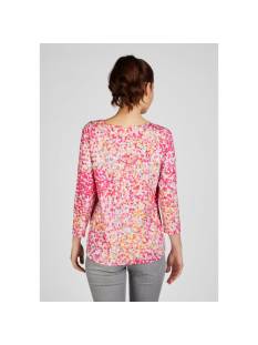 RABE  t shirts donker roze -  model 52-113359 - Dameskleding t shirts roze