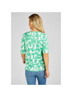 RABE  t shirts licht groen -  model 52-114359 - Dameskleding t shirts groen