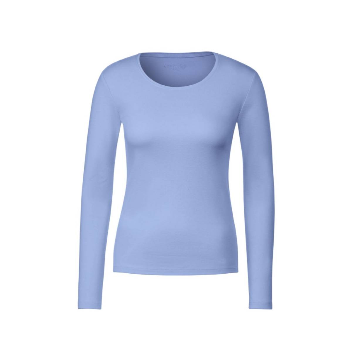 CECIL  t shirts licht blauw -  model b319820 - Dameskleding t shirts blauw