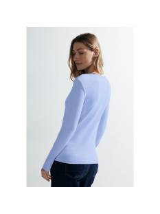 CECIL  t shirts licht blauw -  model b319820 - Dameskleding t shirts blauw