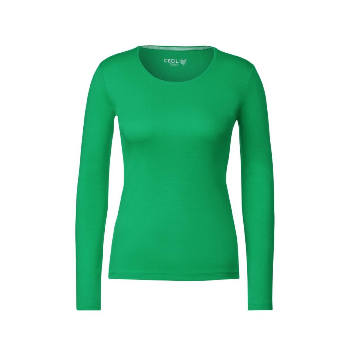 CECIL  t shirts groen -  model b319820 - Dameskleding t shirts groen