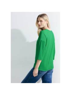 CECIL  t shirts groen -  model b321013 - Dameskleding t shirts groen