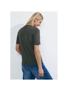 CECIL  t shirts licht kaki -  model b321116 - Dameskleding t shirts kaki