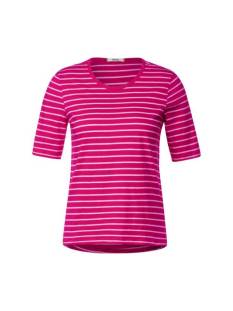 CECIL  t shirts fuxia/color -  model b321114 - Dameskleding t shirts fuxia