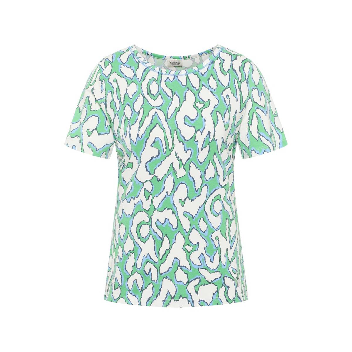LEBEK  t shirts groen -  model 57610042 - Dameskleding t shirts groen