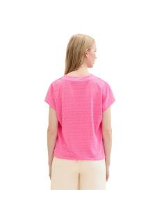 TOM TAILOR  t shirts donker roze -  model 1041531 - Dameskleding t shirts roze