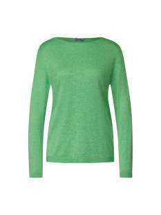 STREET ONE  tricot pull's en gilets licht groen/color -  model a302548 - Dameskleding tricot pull's en gilets groen