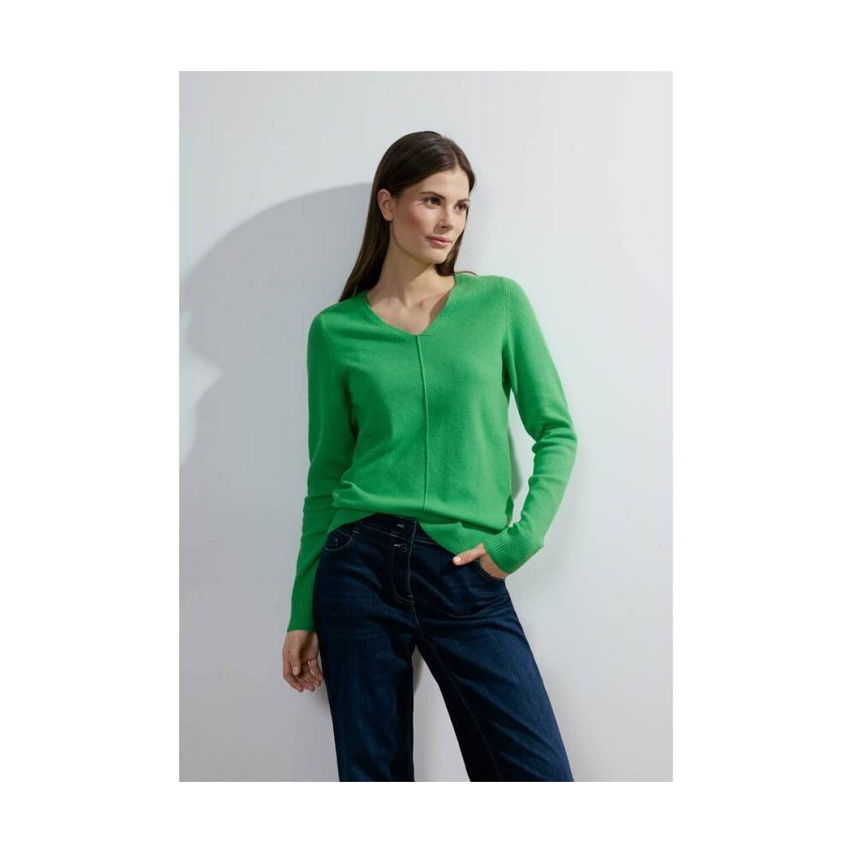 CECIL  tricot pull's en gilets licht groen/color -  model b302613 - Dameskleding tricot pull's en gilets groen