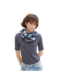 TOM TAILOR sjaal  TOM TAILOR  accessoires donker blauw/multi