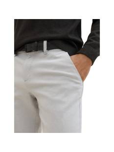 TOM TAILOR  broeken licht grijs -  model 1037547 - Herenkleding broeken grijs