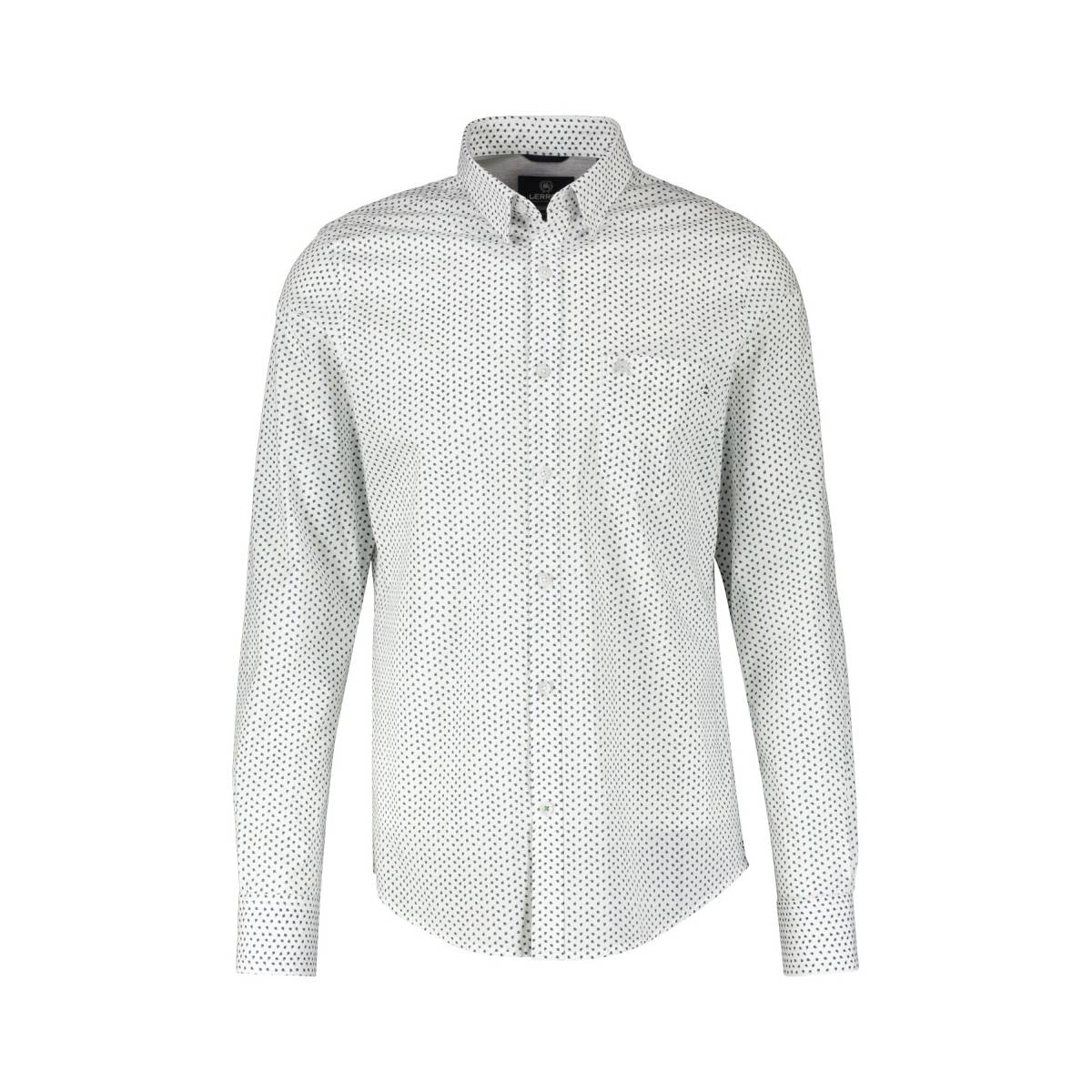 LERROS  hemden wit -  model 23d1471 - Herenkleding hemden wit