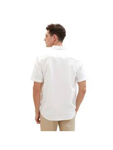 TOM TAILOR  hemden wit -  model 1042351 - Herenkleding hemden wit