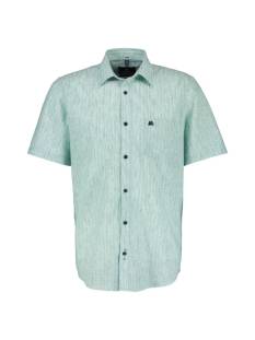LERROS  hemden turquoise -  model 2432017 - Herenkleding hemden blauw